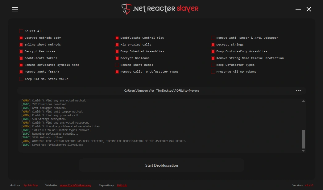 Old TOC implementation