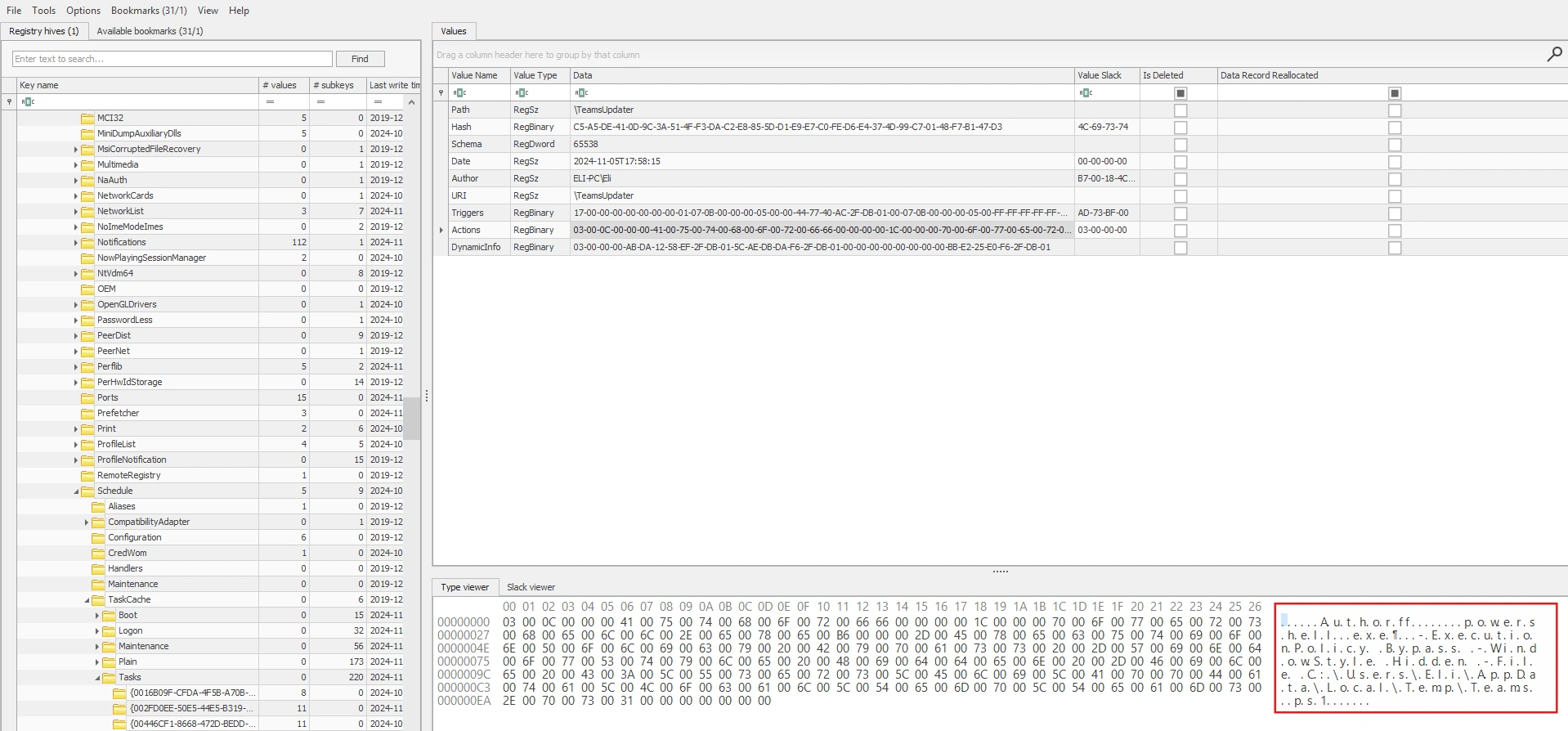 Old TOC implementation