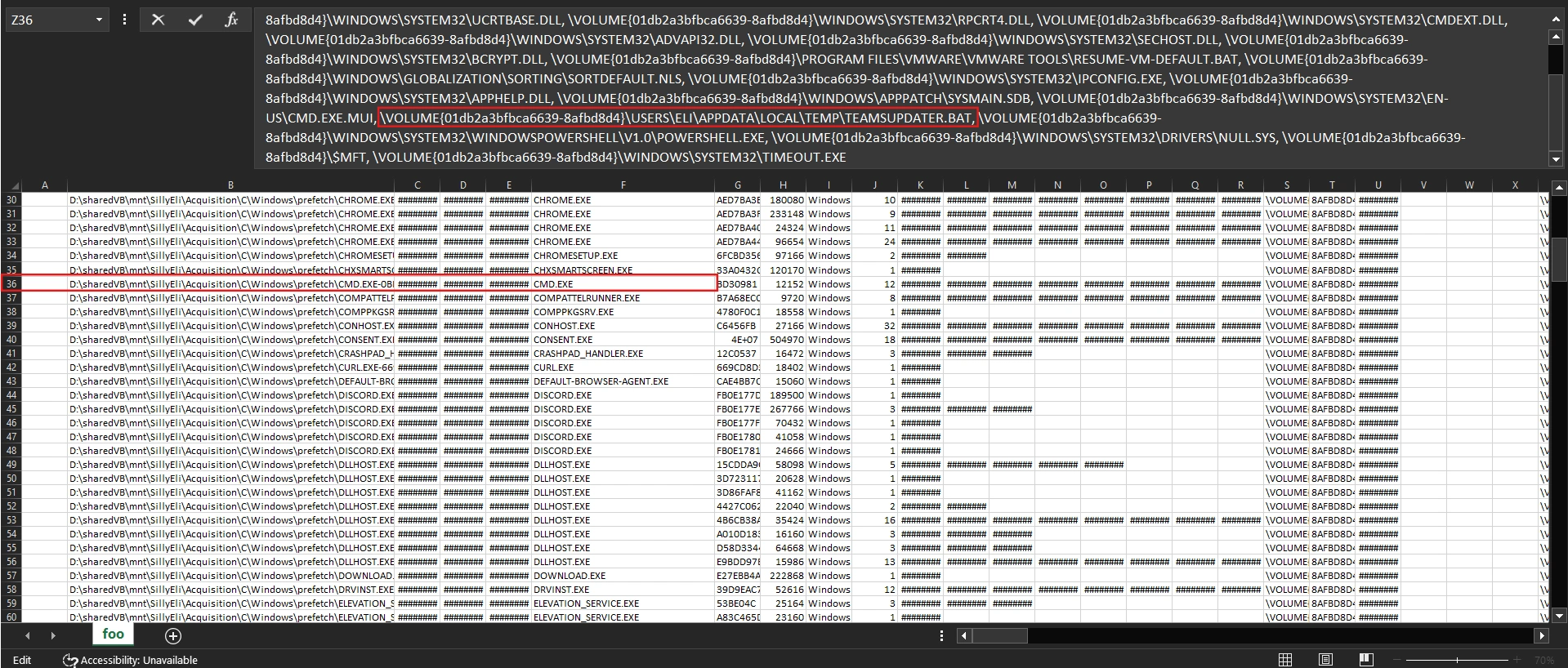 Old TOC implementation